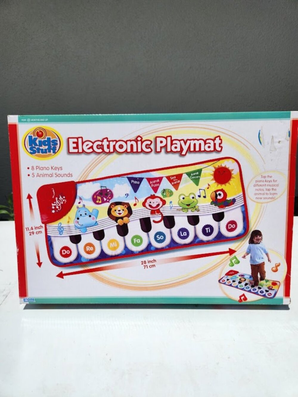 New Musical Piano Mat For Toddlers Electronic Floor Keyboard Playmat With Animal